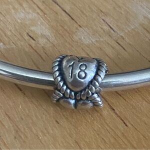 Pandora “18” Charm
